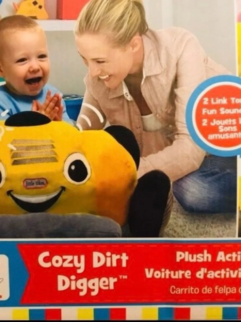Little Tikes Plush Activity Car Cozy Dirt Digger